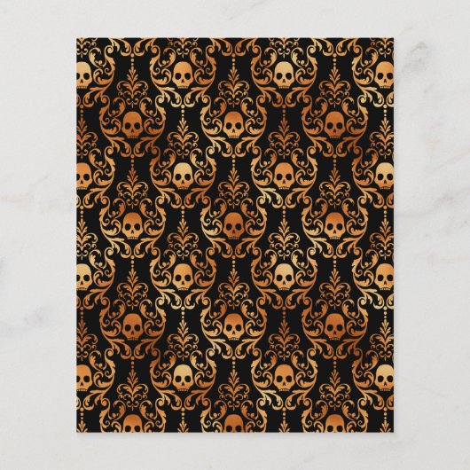 Uitnodiging voor een homohuwelijk in het zwart en flyer (Achterkant)