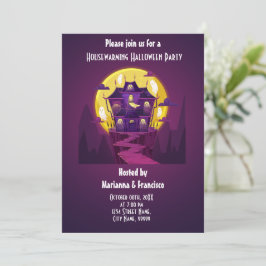 Uitnodiging voor een Housewarming Halloween Feest