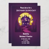 Uitnodiging Voor Een Housewarming Halloweenfeest (Voorkant / Achterkant)