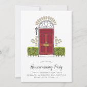 Uitnodiging voor een Housewarmingfeest bij het Rod (Voorkant)