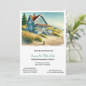 Uitnodiging voor een Housewarmingfeest in een Stra (Staand voorkant)