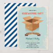 Uitnodiging voor een housewarmingparty (Voorkant / Achterkant)