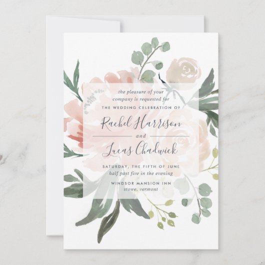 Uitnodiging voor een huwelijk in Midzomer (Voorkant)