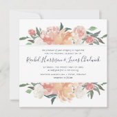 Uitnodiging voor een huwelijk in Midzomer | Vierka (Voorkant)