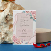 Uitnodiging voor een huwelijksfeest – Elegant souv