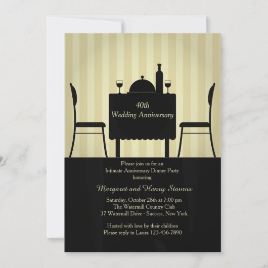 Uitnodiging voor een Intieme Gelegenheid (Voorkant)