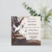 Uitnodiging voor een Japans bos (Staand voorkant)