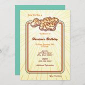 Uitnodiging voor een Jaren Zeventig Avond (Voorkant / Achterkant)