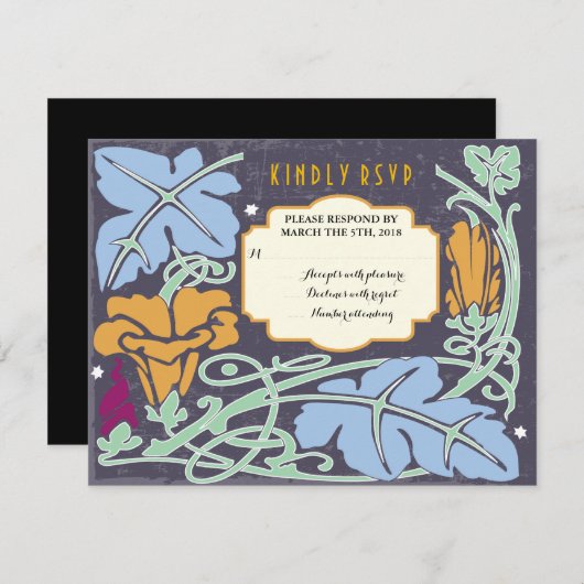  uitnodiging voor een joodse bruiloft (Voorkant / Achterkant)