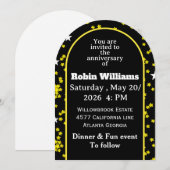 uitnodiging voor een  Jubileum | bewerkbaar (Voorkant / Achterkant)