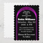 uitnodiging voor een  Jubileum | bewerkbaar (Voorkant / Achterkant)