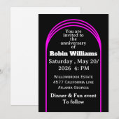 uitnodiging voor een Jubileum | bewerkbaar (Voorkant / Achterkant)