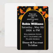 uitnodiging voor een Jubileum | bewerkbaar (Voorkant / Achterkant)