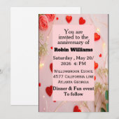 uitnodiging voor een Jubileum | bewerkbaar (Voorkant / Achterkant)