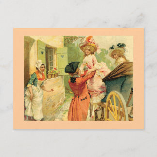 Uitnodiging voor een kaartspel in 18e-eeuwse stijl