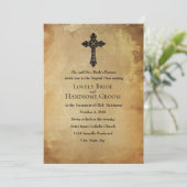  uitnodiging voor een katholieke kruisridder (Staand voorkant)