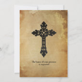  uitnodiging voor een katholieke kruisridder (Achterkant)