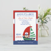 Uitnodiging voor een keizersboot 4,5 x 6,25 (Staand voorkant)