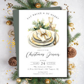 Uitnodiging voor een kerstdiner