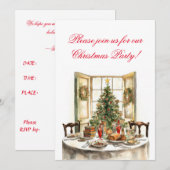 UITNODIGING VOOR EEN KERSTFEEST (Voorkant / Achterkant)