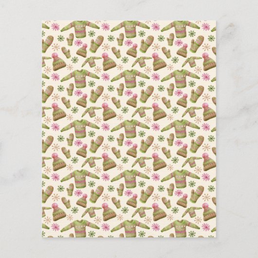 Uitnodiging voor een kerstfeest met lelijke trui o (Achterkant)