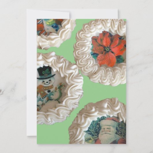 Uitnodiging voor een kerstfeest voor Cookie Exchan (Achterkant)