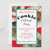 Uitnodiging voor een kerstfeest voor Cookie Exchan (Voorkant)