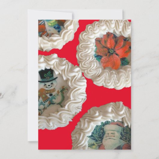 Uitnodiging voor een kerstfeest voor Cookie Exchan (Achterkant)