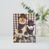 uitnodiging voor een klassenreünie (Staand voorkant)