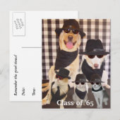 uitnodiging voor een klassenreünie briefkaart (Voorkant / Achterkant)