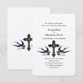 uitnodiging voor een klein huwelijk (Voorkant / Achterkant)