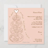 Uitnodiging voor een kopje thee, persoonlijk (Achterkant)