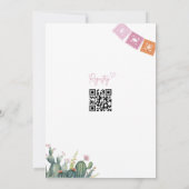 Uitnodiging voor een koppel bruisparty (Achterkant)