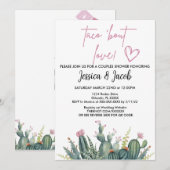 Uitnodiging voor een koppel bruisparty (Voorkant / Achterkant)