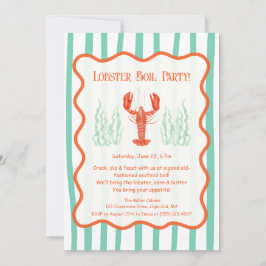 Uitnodiging voor een kreeftfeest – Zomer seafood k