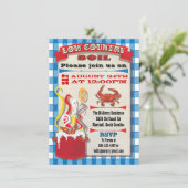 Uitnodiging voor een lage-landengroep (Staand voorkant)