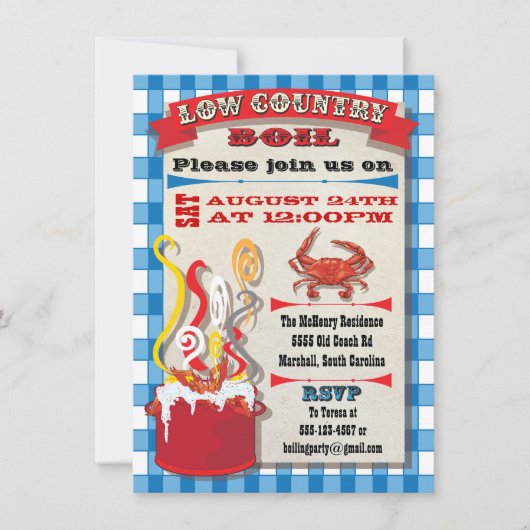 Uitnodiging voor een lage-landengroep (Voorkant)