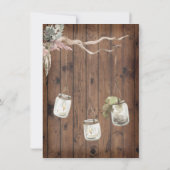 Uitnodiging voor een landelijke bruiloft (Achterkant)