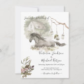 Uitnodiging voor een landelijke bruiloft (Voorkant)