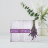 uitnodiging voor een lasser rustige bruiloft (Staand voorkant)