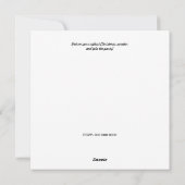 Uitnodiging voor een lelijk kersttrui-feest (Achterkant)