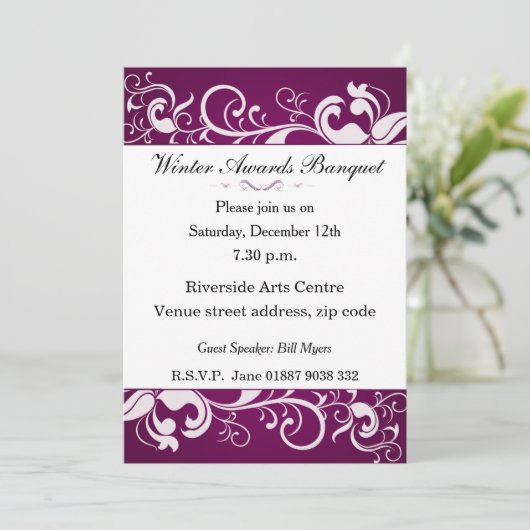 Uitnodiging voor een Lente Bruiloft (Staand voorkant)