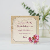 Uitnodiging voor een lente of voor meerdere doelei (Staand voorkant)