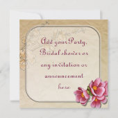 Uitnodiging voor een lente of voor meerdere doelei (Voorkant)