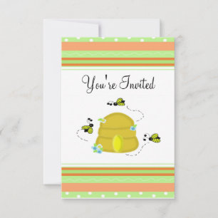 Uitnodiging voor een leuke hommel-feestje