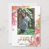 Uitnodiging voor een levendig  Afstuderen (Voorkant)