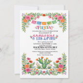 Uitnodiging voor een levendig Mexicaans feestelijk (Voorkant)