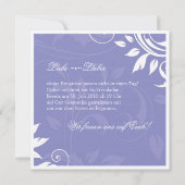 Uitnodiging voor een luxe bruiloft - Duitse tekst (Achterkant)