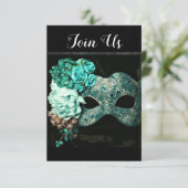 UITNODIGING VOOR EEN "MADRI GRAS PARTY" (Staand voorkant)