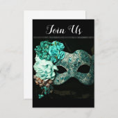 UITNODIGING VOOR EEN "MADRI GRAS PARTY" (Voorkant / Achterkant)